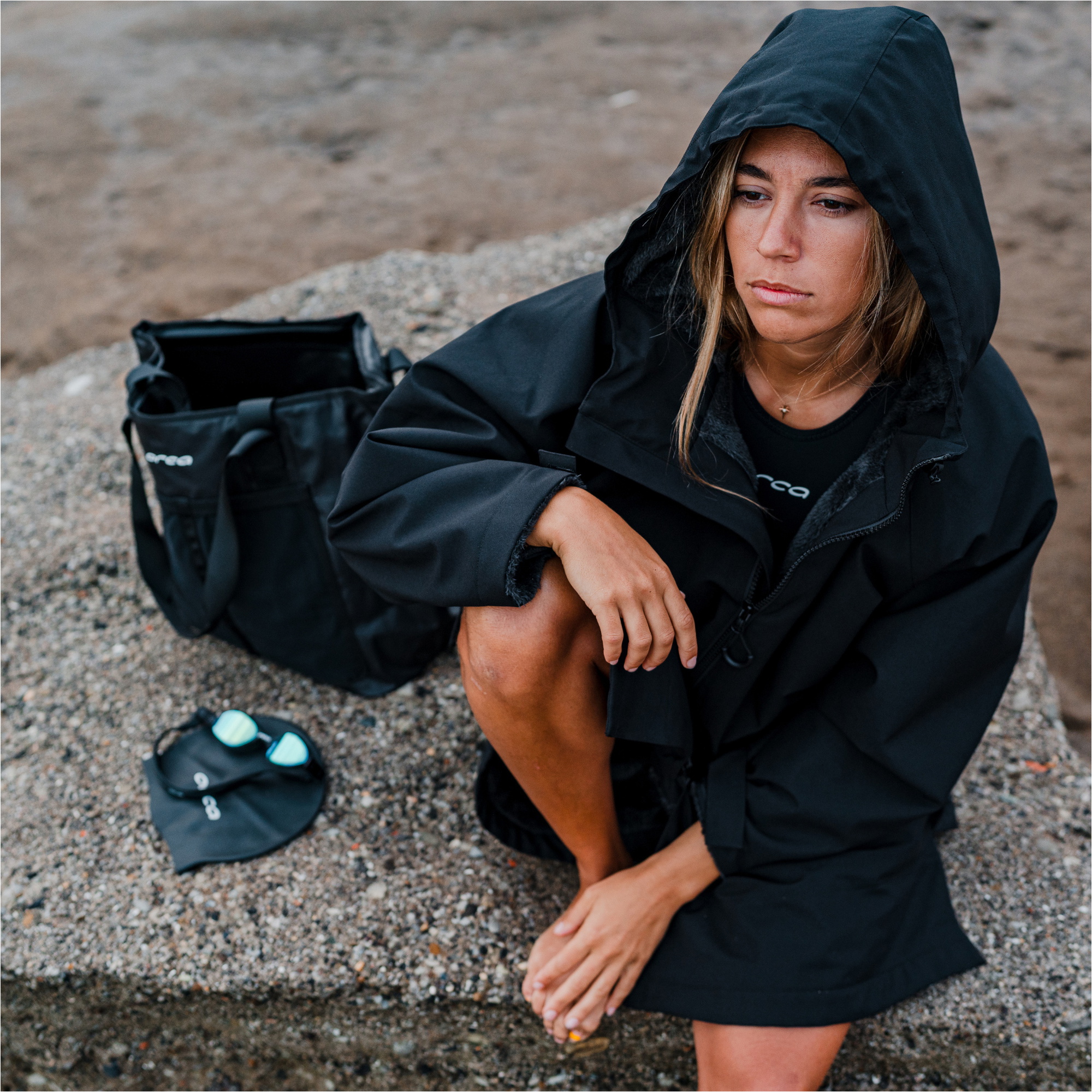 2026 Orca Thermo Parka Verandering Robe NAZ2 - Black